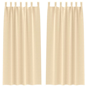 Tende oscuranti con tende Crema Poliestere 4107597