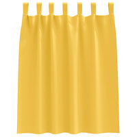 Tende oscuranti con tende Giallo senape Poliestere 4107613