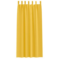 Tende oscuranti con tende Giallo senape Poliestere 4107616
