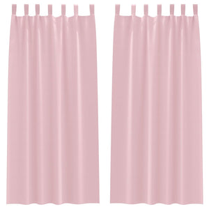 Tende oscuranti con tende Rosa baby Poliestere 4107632