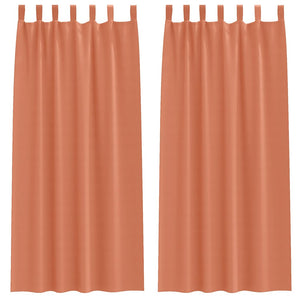 Tende oscuranti con tende Terracotta Poliestere 4107637