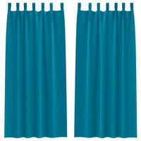 Tende oscuranti con tende Turchese Poliestere 4107642
