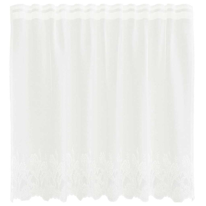 Tende con tende Bianco 500x100cm Poliestere 4107750