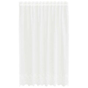 Tende con tende Bianco 500x100cm Poliestere 4107753