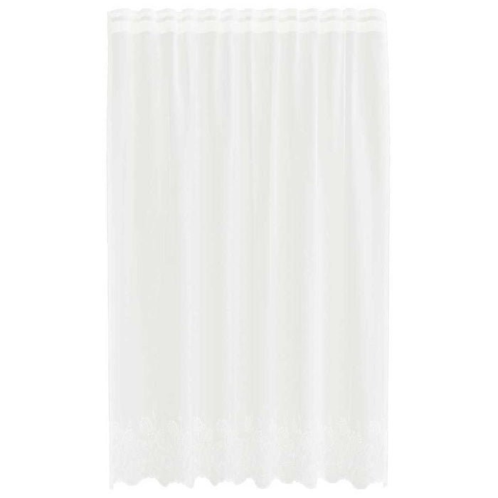 Tende con tende Bianco 500x100cm Poliestere 4107753