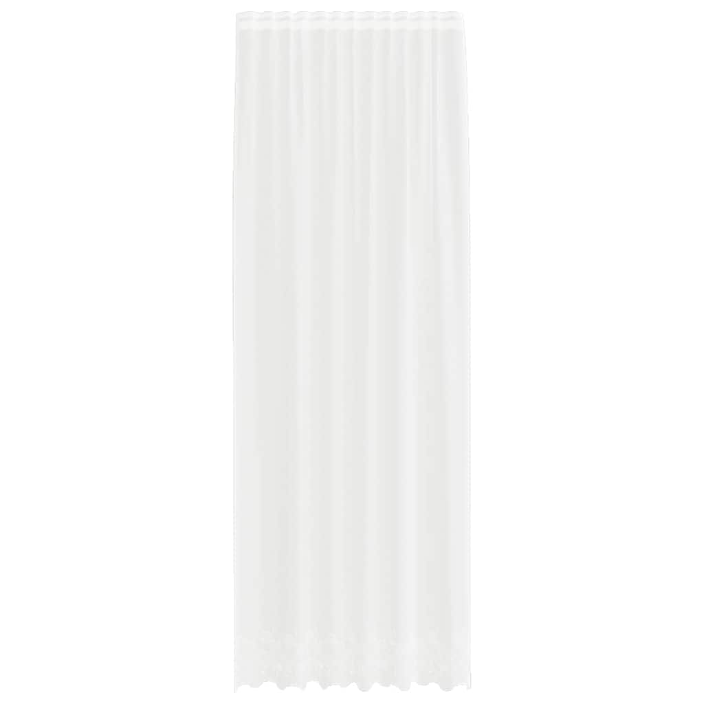 Tende con tende Floreale Bianco Poliestere 4107759