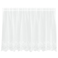 Tende con tende Floreale Bianco 200 x 80 cm Poliestere 4107761