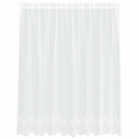 Tende con tende Bianco 500x100cm Poliestere 4107764