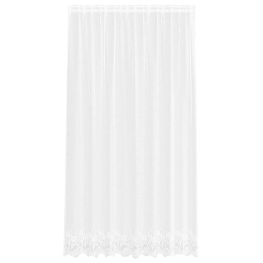 Tende con tende Bianco 500x100cm Poliestere 4107770