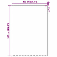 Tende con tende Floreale Bianco Poliestere 4107773