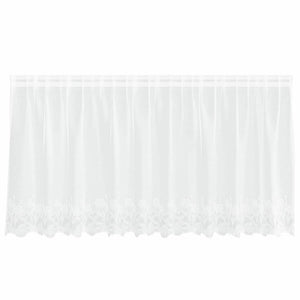 Tende con tende Floreale Bianco Poliestere 4107776