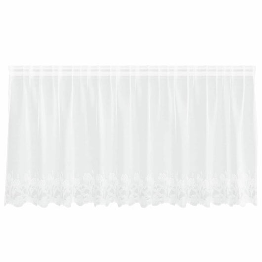 Tende con tende Floreale Bianco Poliestere 4107776