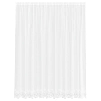 Tende con tende Bianco 500x100cm Poliestere 4107783