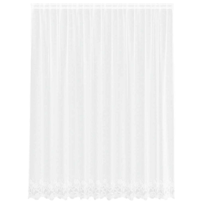 Tende con tende Bianco 500x100cm Poliestere 4107783