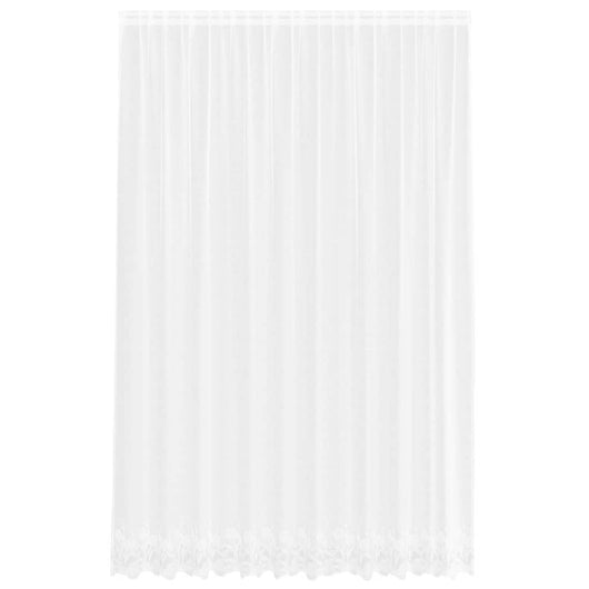 Tende con tende Floreale Bianco 300 x 280 cm Poliestere 4107785