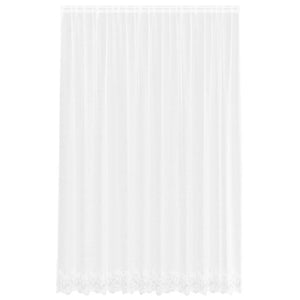 Tende con tende Floreale Bianco 300 x 300 cm Poliestere 4107786