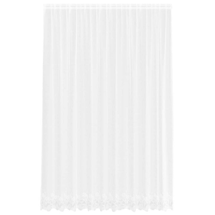 Tende con tende Floreale Bianco 300 x 300 cm Poliestere 4107786