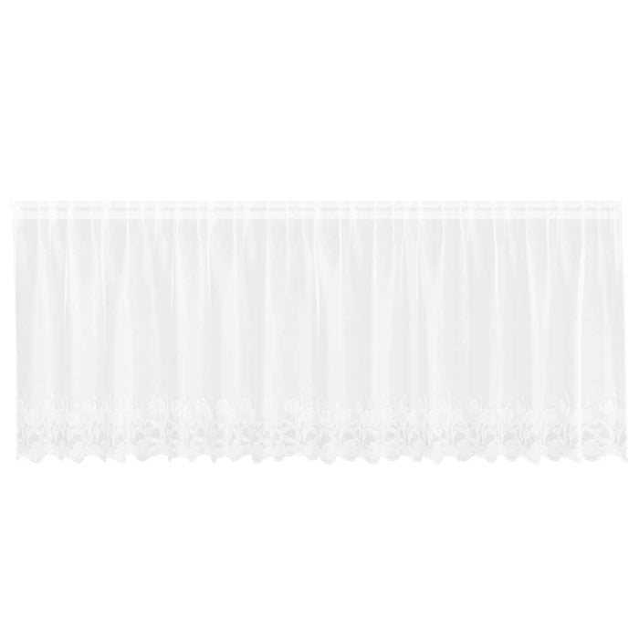 Tende con tende Bianco 500x100cm Poliestere 4107789