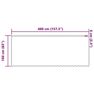 Tende con tende Floreale Bianco Poliestere 4107791