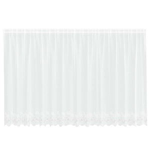 Tende con tende Bianco 500x100cm Poliestere 4107792