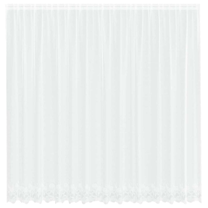 Tende con tende Bianco 500x100cm Poliestere 4107793