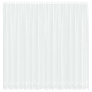 Tende con tende Floreale Bianco 400 x 220 cm Poliestere 4107794