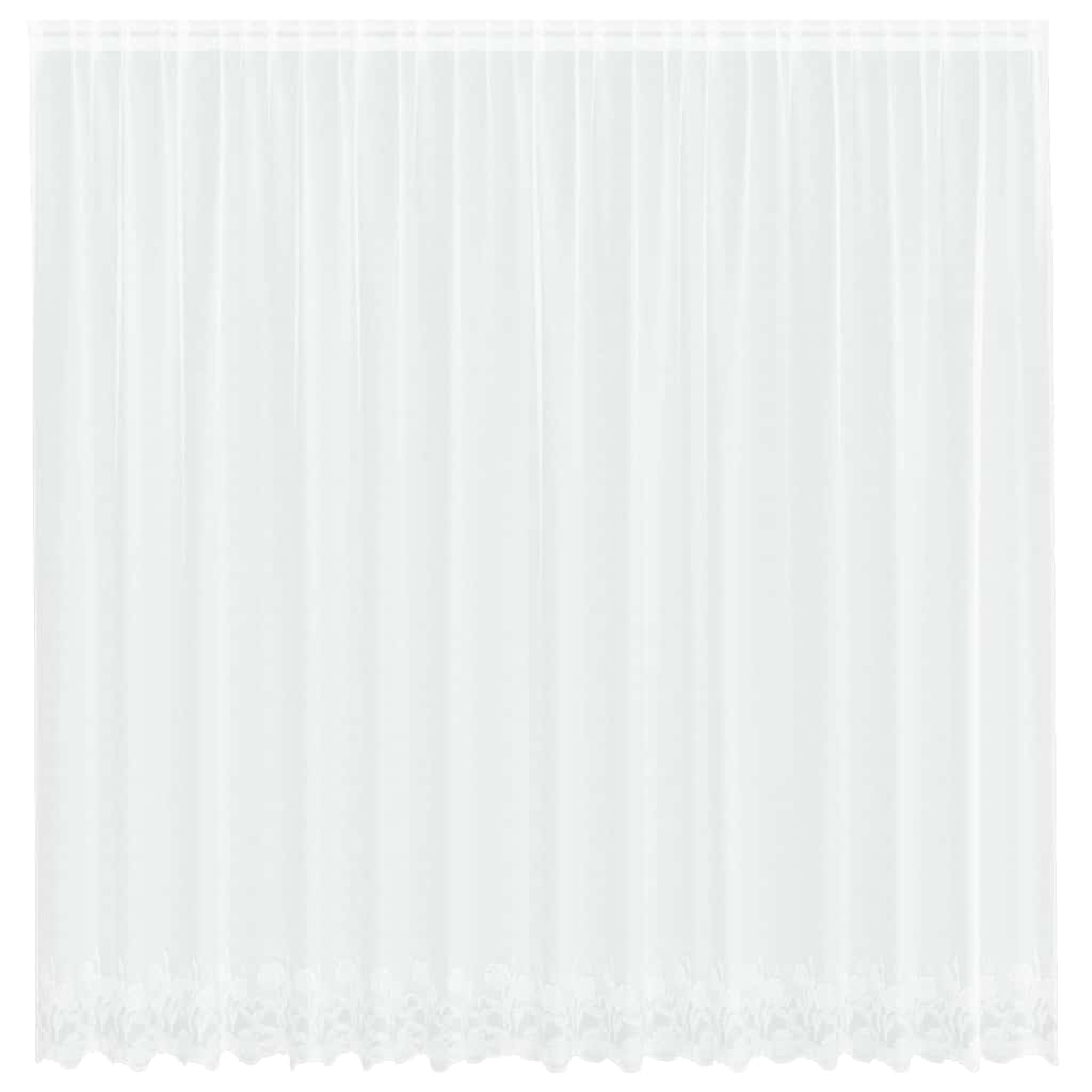 Tende con tende Bianco 500x100cm Poliestere 4107796