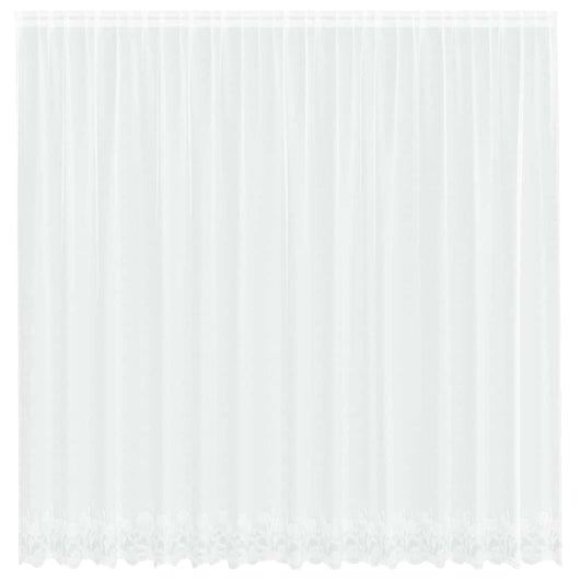 Tende con tende Bianco 500x100cm Poliestere 4107796