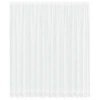 Tende con tende Floreale Bianco 400 × 300 cm Poliestere 4107799