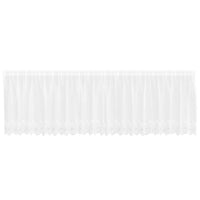 Tende con tende Floreale Bianco 500 x 120 cm Poliestere 4107802