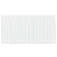 Tende con tende Bianco 500x100cm Poliestere 4107805