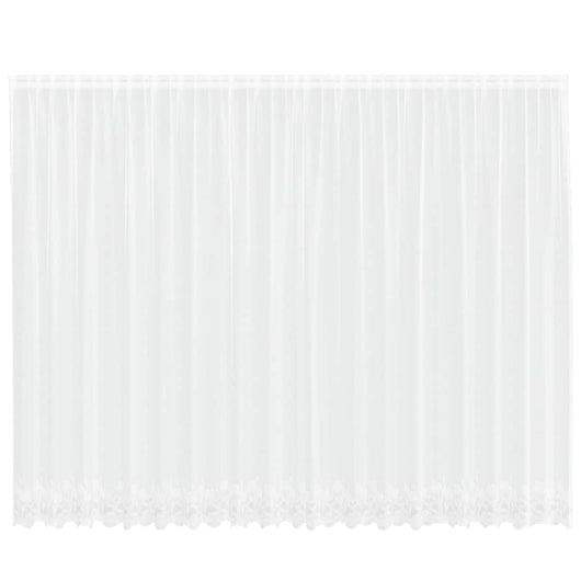 Tende con tende Bianco 500x100cm Poliestere 4107806