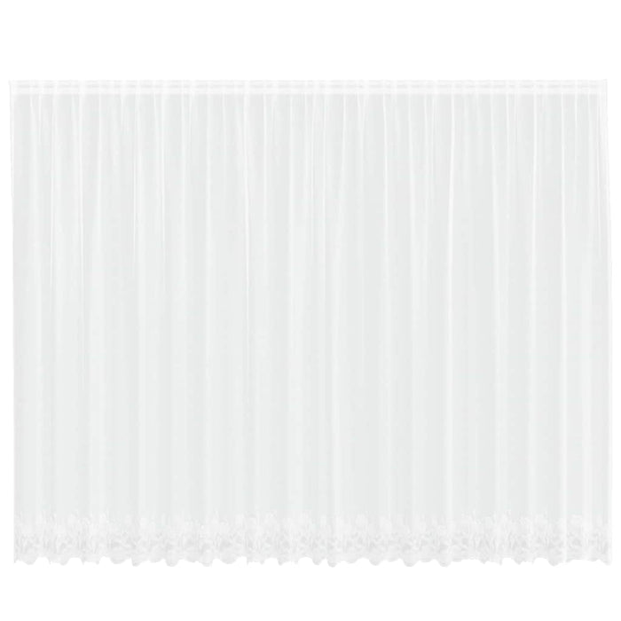 Tende con tende Bianco 500x100cm Poliestere 4107808