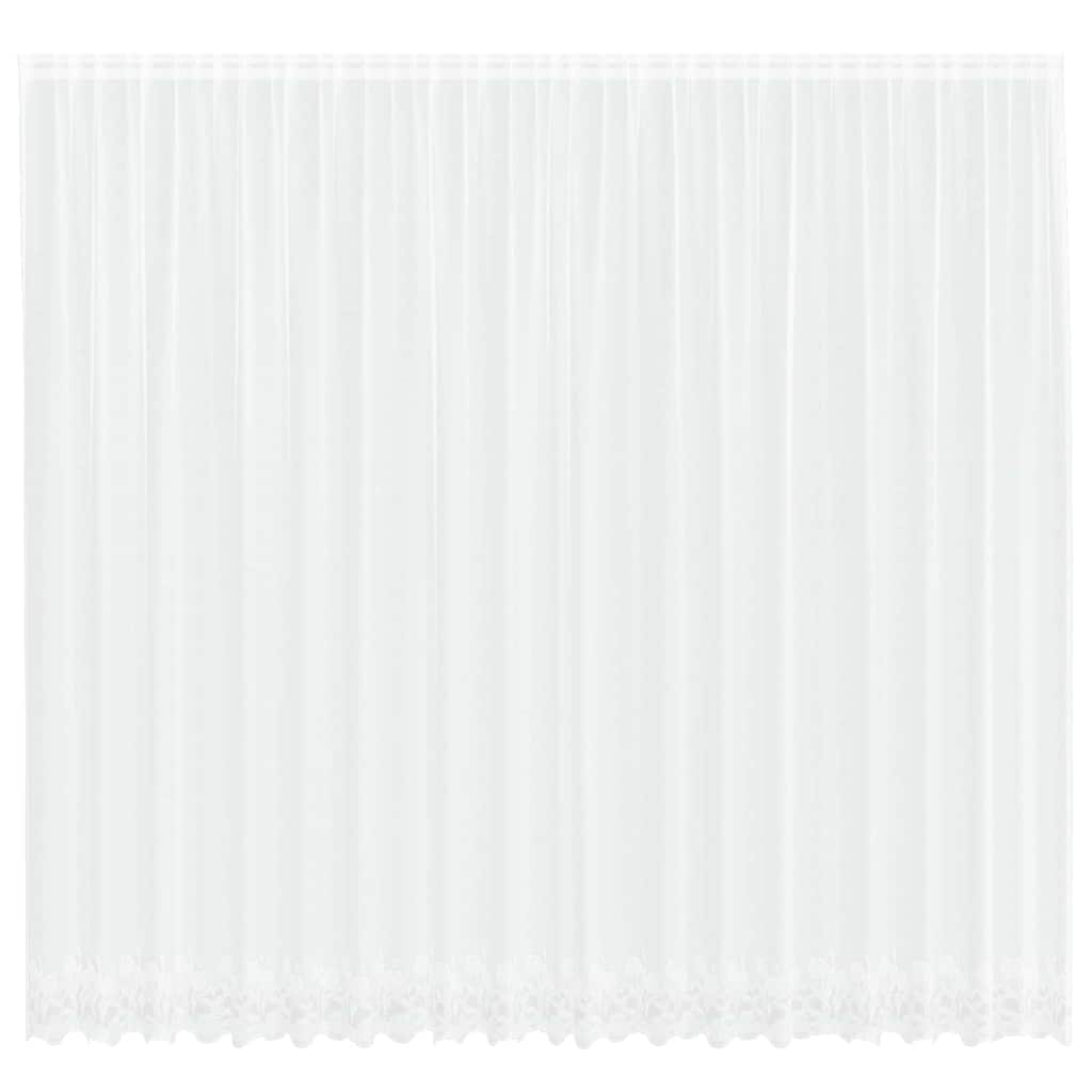 Tende con tende Bianco 500x100cm Poliestere 4107811