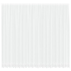 Tende con tende Bianco 500x100cm Poliestere 4107812