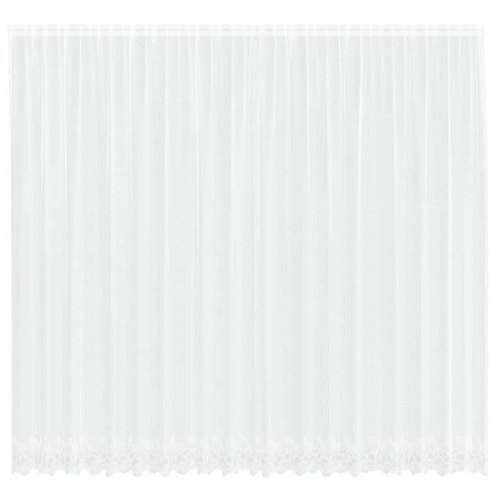 Tende con tende Bianco 500x100cm Poliestere 4107812