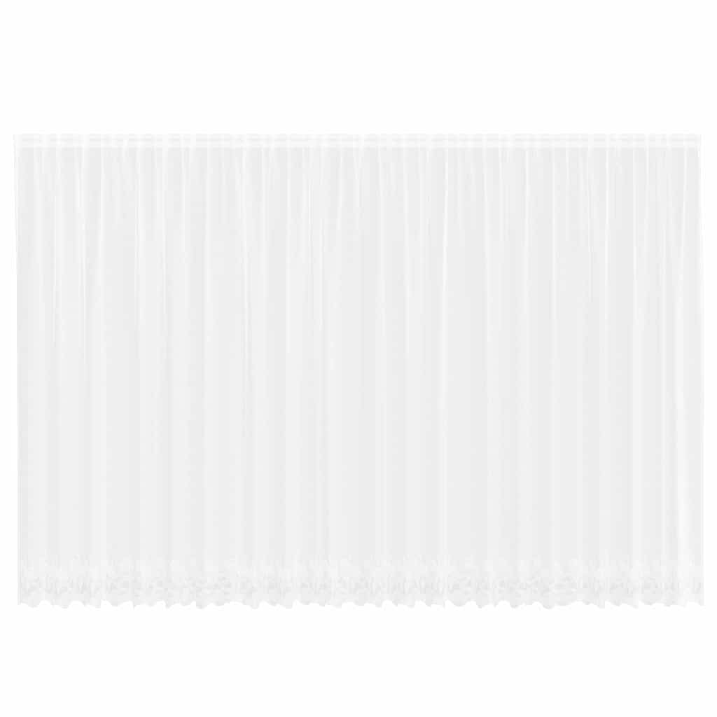 Tende con tende Bianco 500x100cm Poliestere 4107819