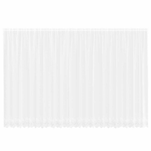 Tende con tende Bianco 500x100cm Poliestere 4107821