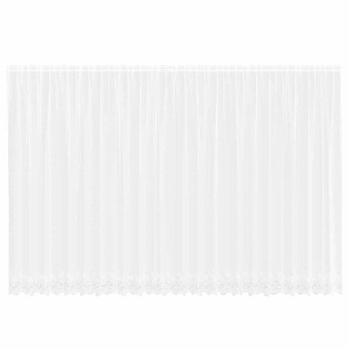 Tende con tende Bianco 500x100cm Poliestere 4107821