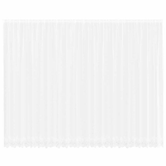 Tende con tende Bianco 500x100cm Poliestere 4107823