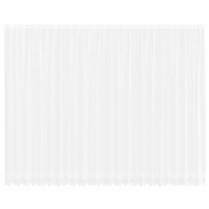 Tende con tende Floreale Bianco 600 x 280 cm Poliestere 4107824