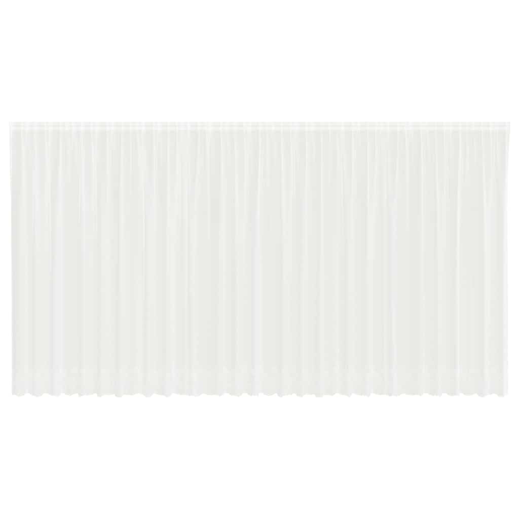 Tende con tende Bianco 500x100cm Poliestere 4107832