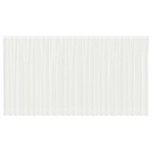Tende con tende Bianco 500x100cm Poliestere 4107832