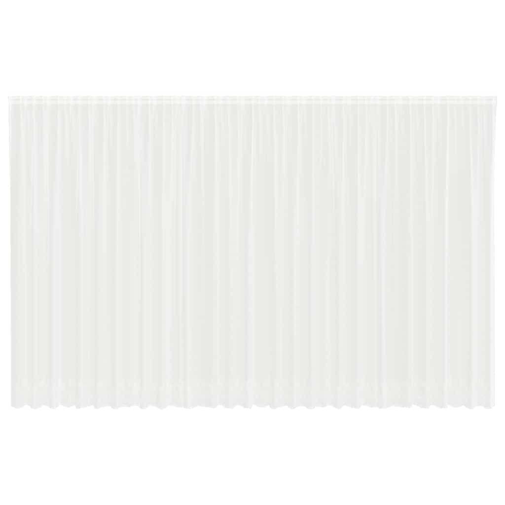 Tende con tende Bianco 500x100cm Poliestere 4107837