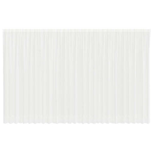 Tende con tende Bianco 500x100cm Poliestere 4107837