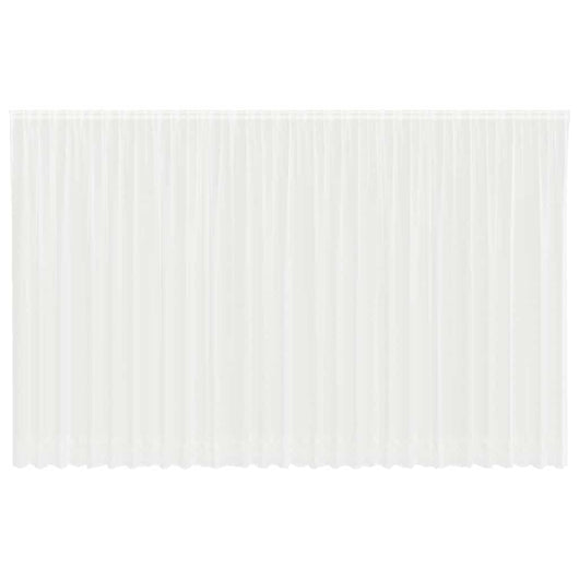 Tende con tende Bianco 500x100cm Poliestere 4107837