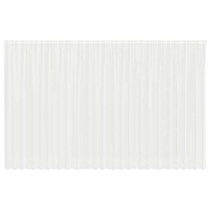 Tende con tende Bianco 500x100cm Poliestere 4107837