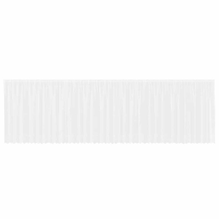 Tende con tende Bianco 500x100cm Poliestere 4107842