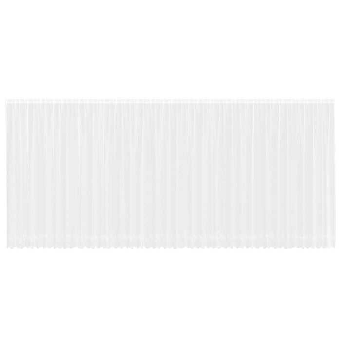 Tende con tende Bianco 500x100cm Poliestere 4107846