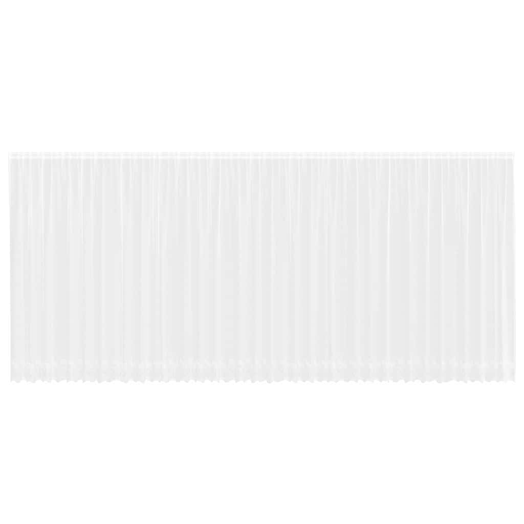 Tende con tende Bianco 500x100cm Poliestere 4107848